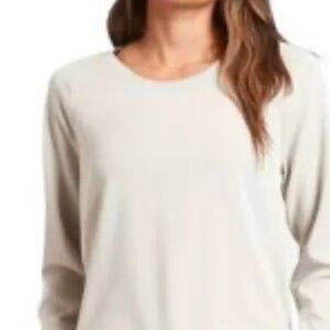 Athleta Sea Soft Scoop Neck Sweatshirt, size XS, color Abalone